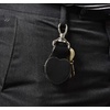 image:imageLeather Keychain Clip Cute Heart Photo Charm Ring Valentine Gift Men WomenBlack Buff Vt