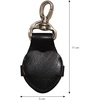 image:imageLeather Keychain Clip Cute Heart Photo Charm Ring Valentine Gift Men WomenBlack Buff Vt