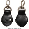 image:imageLeather Keychain Clip Cute Heart Photo Charm Ring Valentine Gift Men WomenBlack Buff Vt