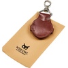 image:imageLeather Keychain Clip Cute Heart Photo Charm Ring Valentine Gift Men WomenTan Buff Vt