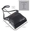 image:imageLeather Crossbody Bags for Women Sling Shoulder Purse Travel HandbagBlack Nappa