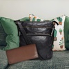 image:imageLeather Crossbody Bags for Women Sling Shoulder Purse Travel HandbagBlack Washed Vintage