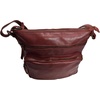 image:imageLeather Crossbody Bags for Women Sling Shoulder Purse Travel HandbagBurgundy Washed Vintage