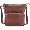 image:imageLeather Crossbody Bags for Women Sling Shoulder Purse Travel HandbagCognac Nappa