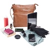 image:imageLeather Crossbody Bags for Women Sling Shoulder Purse Travel HandbagCognac Washed Vintage