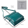 image:imageLeather Crossbody Bags for Women Sling Shoulder Purse Travel HandbagEmerald Green Nappa