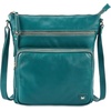 image:imageLeather Crossbody Bags for Women Sling Shoulder Purse Travel HandbagEmerald Green Nappa