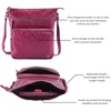image:imageLeather Crossbody Bags for Women Sling Shoulder Purse Travel HandbagFuchsia Pink Nappa