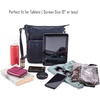 image:imageLeather Crossbody Bags for Women Sling Shoulder Purse Travel HandbagMidnight Navy Multiwax