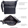 image:imageLeather Crossbody Bags for Women Sling Shoulder Purse Travel HandbagNavy Nappa