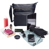 image:imageLeather Crossbody Bags for Women Sling Shoulder Purse Travel HandbagNavy Nappa