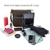image:imageLeather Crossbody Bags for Women Sling Shoulder Purse Travel HandbagOlive Green Washed Vintage
