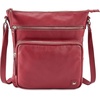 image:imageLeather Crossbody Bags for Women Sling Shoulder Purse Travel HandbagRed Nappa