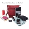 image:imageLeather Crossbody Bags for Women Sling Shoulder Purse Travel HandbagRed Nappa