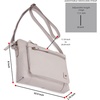 image:imageLeather Crossbody Bags for Women Small Soft Genuine Pebbled Sling Shoulder Handbag Crossover Purse with Full Adjustable Strap Cognac NappaIce Grey Nappa