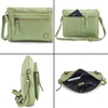 image:imageLeather Crossbody Bags for Women Small Soft Genuine Pebbled Sling Shoulder Handbag Crossover Purse with Full Adjustable Strap Cognac NappaSage Nappa