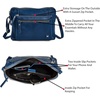 image:imageLeather Crossbody Bags for Women Small Soft Genuine Pebbled Sling Shoulder Handbag Crossover Purse with Full Adjustable Strap Cognac NappaSapphire Blue Nappa