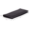 image:imageLong Wallet for Men Women Leather Slim Bifold RFID Blocking Card HolderBlack Crazy Horse