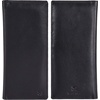 image:imageLong Wallet for Men Women Leather Slim Bifold RFID Blocking Card HolderBlack Nappa