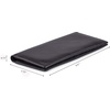 image:imageLong Wallet for Men Women Leather Slim Bifold RFID Blocking Card HolderBlack Nappa
