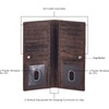 image:imageLong Wallet for Men Women Leather Slim Bifold RFID Blocking Card HolderCoffee Crazy Horse