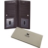 image:imageLong Wallet for Men Women Leather Slim Bifold RFID Blocking Card HolderCoffee Nappa