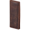 image:imageLong Wallet for Men Women Leather Slim Bifold RFID Blocking Card HolderCognac Crazy Horse