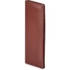 image:imageLong Wallet for Men Women Leather Slim Bifold RFID Blocking Card HolderCognac Fine Grained