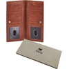 image:imageLong Wallet for Men Women Leather Slim Bifold RFID Blocking Card HolderCognac Wax Pull Up