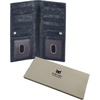 image:imageLong Wallet for Men Women Leather Slim Bifold RFID Blocking Card HolderNavy Wax Pull Up