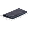 image:imageLong Wallet for Men Women Leather Slim Bifold RFID Blocking Card HolderNavy Wax Pull Up