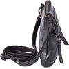 image:imageSmall Leather Crossbody Bag for Women Adjustable Sling Purse Multi PocketBlack Washed Vintage