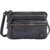 image:imageSmall Leather Crossbody Bag for Women Adjustable Sling Purse Multi PocketBlack Washed Vintage
