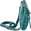image:imageSmall Leather Crossbody Bag for Women Adjustable Sling Purse Multi PocketEmerald Green Nappa