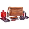 image:imageSmall Leather Crossbody Bag for Women Adjustable Sling Purse Multi PocketMustard Multiwax