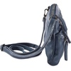 image:imageSmall Leather Crossbody Bag for Women Adjustable Sling Purse Multi PocketOcean Blue Washed Vintage