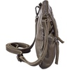 image:imageSmall Leather Crossbody Bag for Women Adjustable Sling Purse Multi PocketOlive Green Washed Vintage