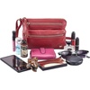 image:imageSmall Leather Crossbody Bag for Women Adjustable Sling Purse Multi PocketRed Nappa