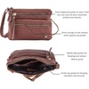 image:imageSmall Leather Crossbody Bag for Women Adjustable Sling Purse Multi PocketTan Nappa