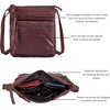 image:imageSmall Leather Crossbody Bags for Women Travel Sling Purses amp HandbagsBurgundy Washed Vintage