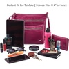 image:imageSmall Leather Crossbody Bags for Women Travel Sling Purses amp HandbagsFuchsia Pink Nappa