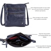 image:imageSmall Leather Crossbody Bags for Women Travel Sling Purses amp HandbagsMidnight Blue Multiwax