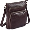 image:imageLeather Crossbody Bags for Women Sling Shoulder Purse Travel HandbagCoffee Multiwax
