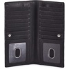 image:imageLong Wallet for Men Women Leather Slim Bifold RFID Blocking Card HolderBlack Crazy Horse