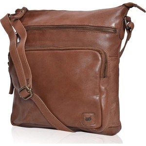 image:imageLeather Crossbody Bags for Women Sling Shoulder Purse Travel HandbagBrown Washed Vintage