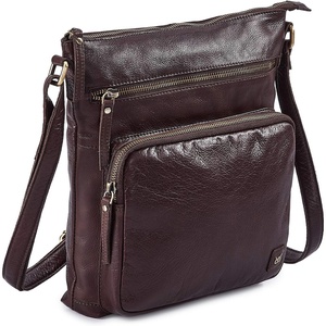 image:imageLeather Crossbody Bags for Women Sling Shoulder Purse Travel HandbagCoffee Multiwax