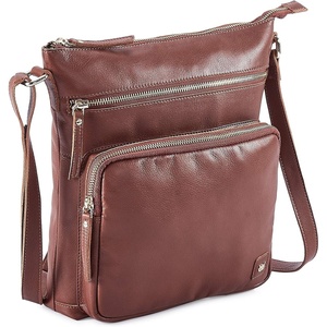 image:imageLeather Crossbody Bags for Women Sling Shoulder Purse Travel HandbagCognac Nappa