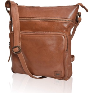 image:imageLeather Crossbody Bags for Women Sling Shoulder Purse Travel HandbagCognac Washed Vintage