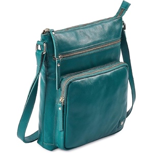 image:imageLeather Crossbody Bags for Women Sling Shoulder Purse Travel HandbagEmerald Green Nappa