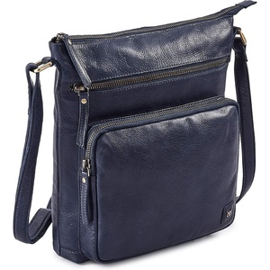 image:imageLeather Crossbody Bags for Women Sling Shoulder Purse Travel HandbagMidnight Navy Multiwax